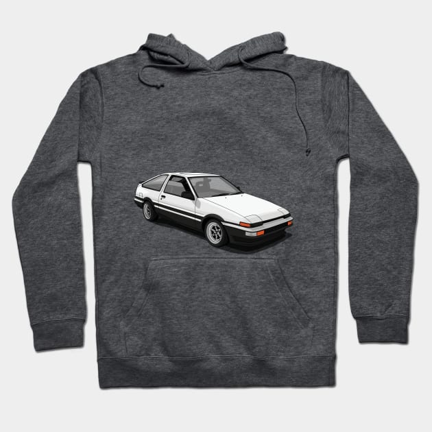 AE86 Corolla Sprinter Trueno Hoodie by ArtyMotive